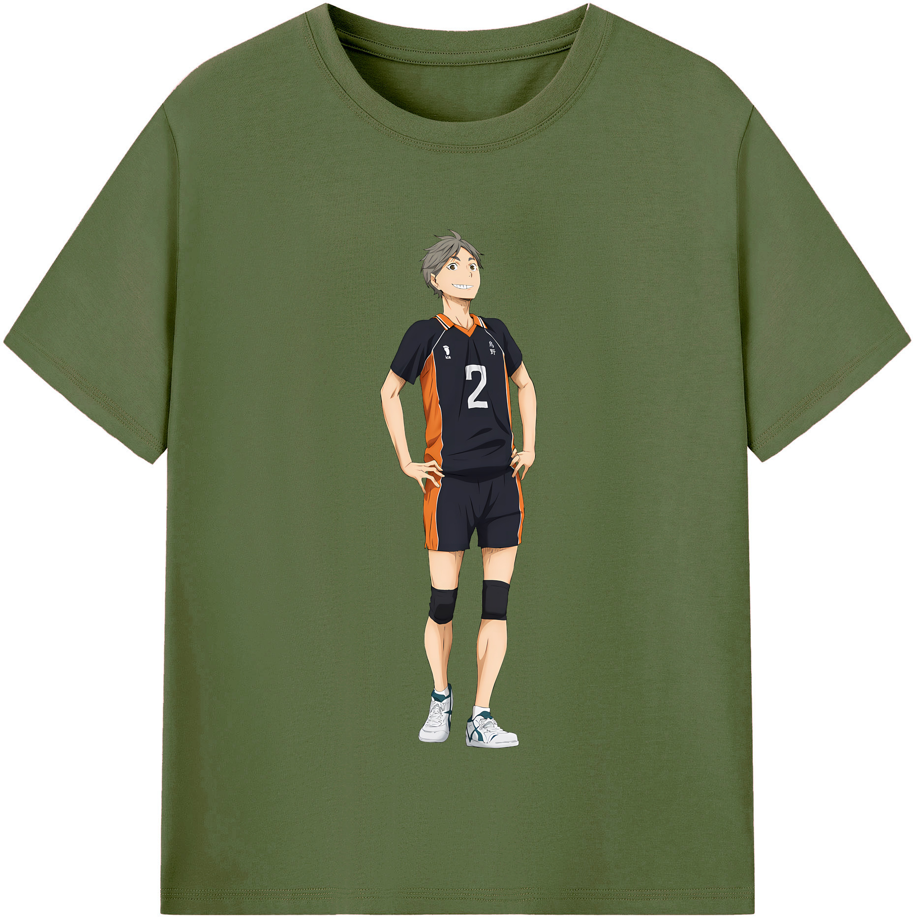 （画像用） ハイキュー!! Haikyu!! 綿100％半袖Tシャツ（フロントプリント）